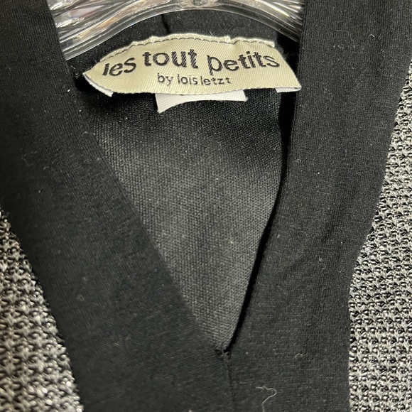 Girls Silver Metallic Party Dress from Les Tout Petits - Picture 4 of 4